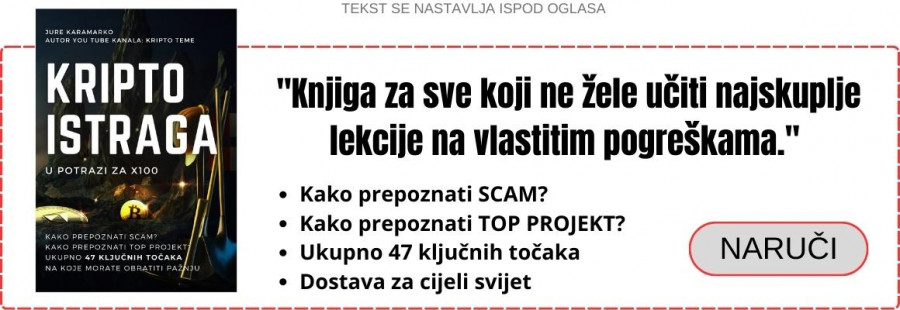 Kripto istraga je knjiga za sve koji ulažu novac u kriptovalute. Ulaganje u kriptovalute može biti dosta rizično kao i svako investiranje. Mežutim kako ulagati u kriptovalute ne znaju mnogi. mnogi rade velike greške kada ulažu u kriptovalute i vjerujem da će ova knjiga mnogima pomoći da kada rade ulaganje u kriptovalute da ne rade greške svojih prethodnika. Da lakše prepoznaju što je dobra prilika a što je velika kripto prevara